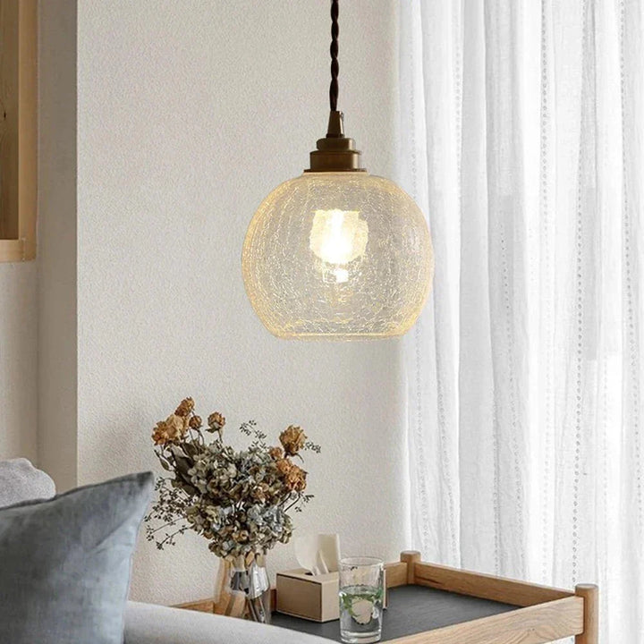 Suspension en verre cristallin