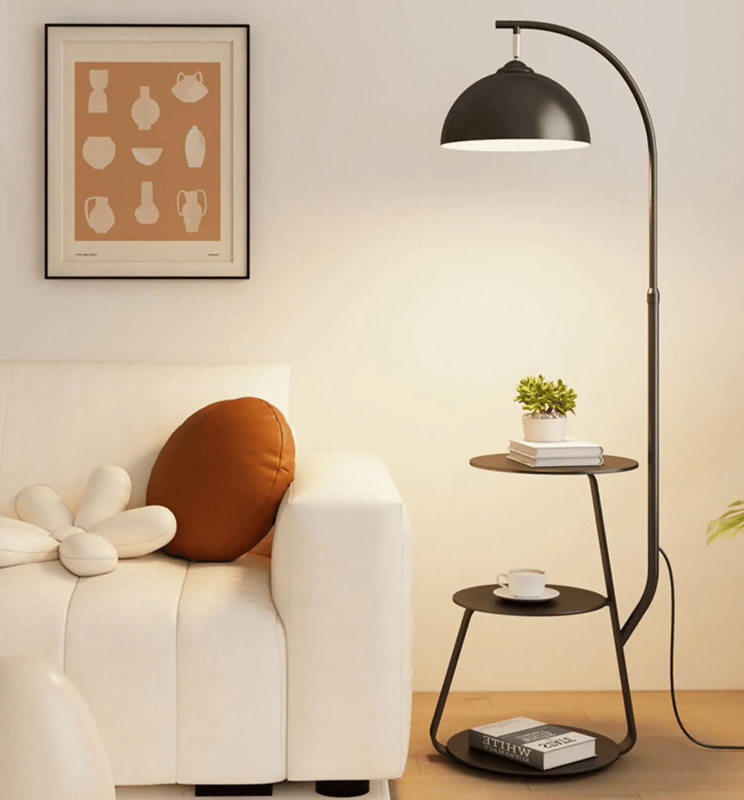 Table de lampe scandinave