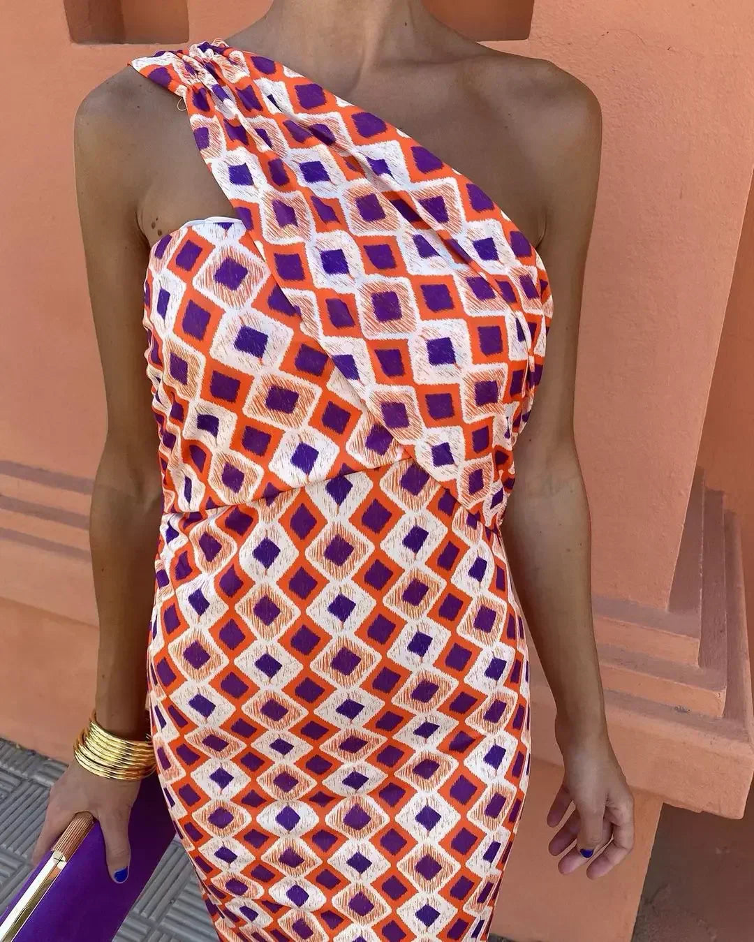 Irmgardi | Robe élégante à une épaule