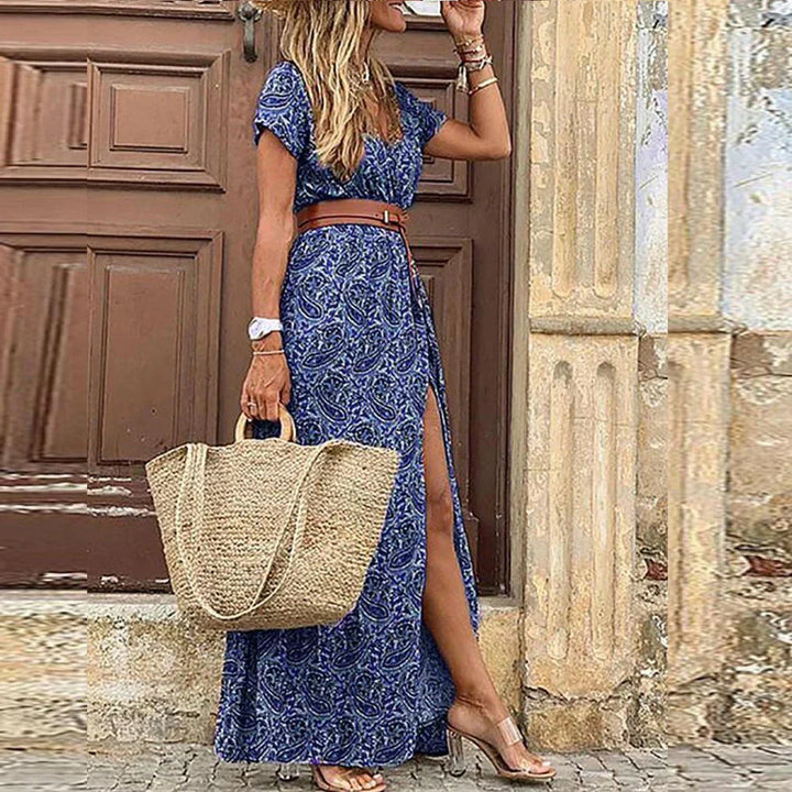 MAYLA | Robe Bohème Élégante avec Ceinture Offerte