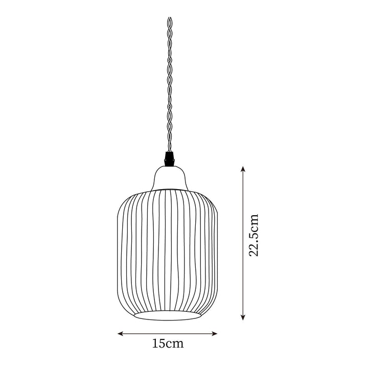 Suspension Céramique Sidra