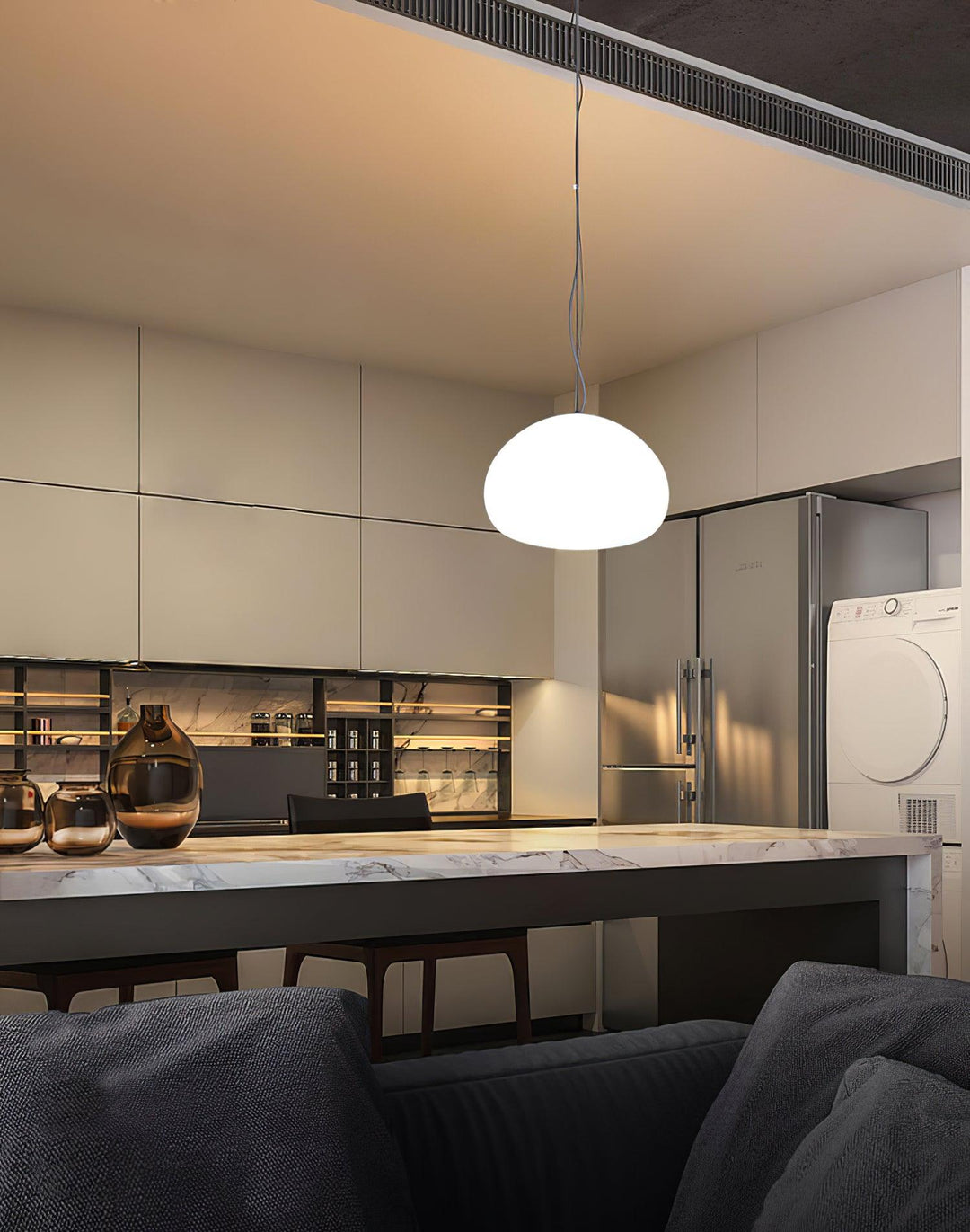 Lampe Suspendue Steamed Bun