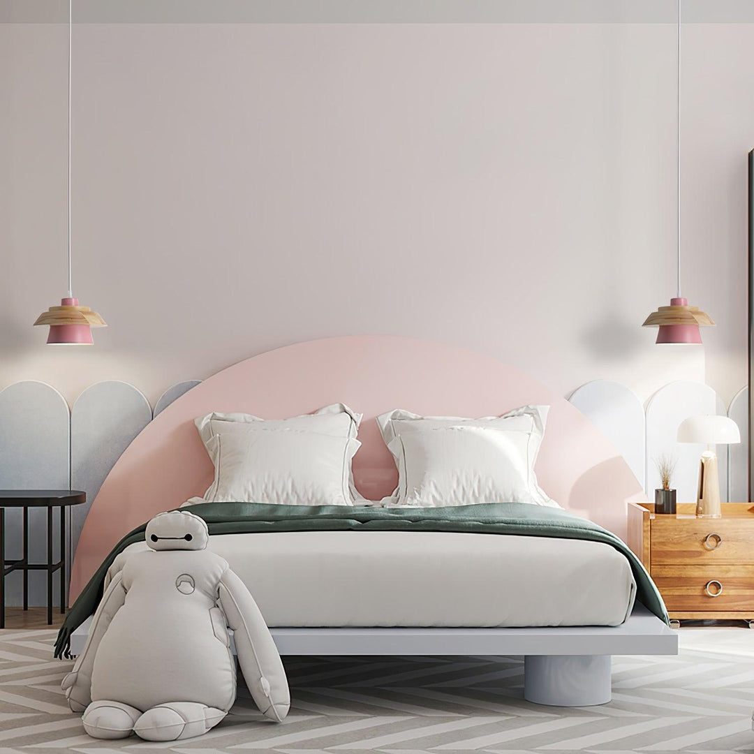 Suspension en Bois et Pierre