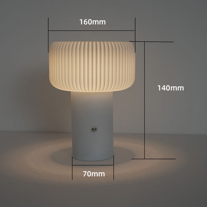 Lampe de table champignon
