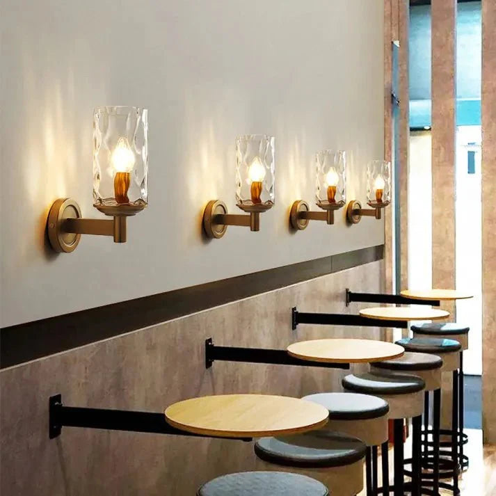 Applique Murale en Verre Rétro Classique