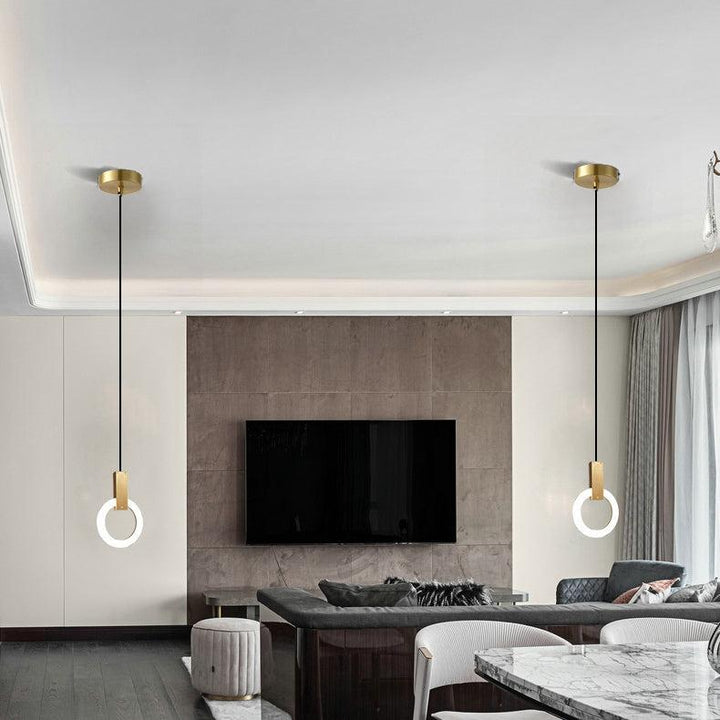 Lampe Suspendue LED Anneau Nordic