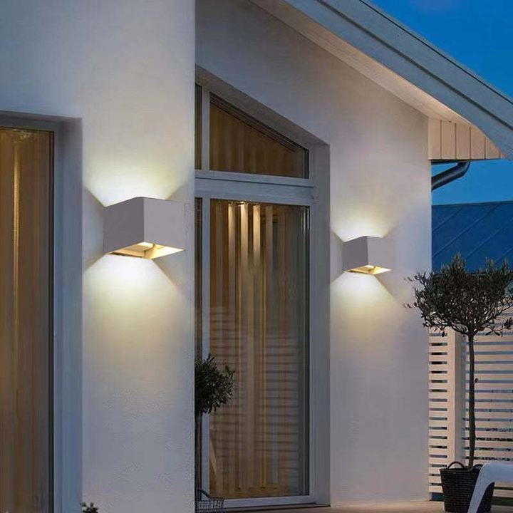 Moderne Applique Murale LED Étanche en Aluminium pour Intérieur et Extérieur