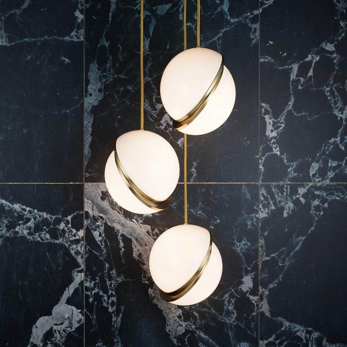 Lumaglo™ | Lampe Suspendue Dorée