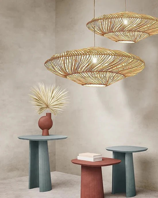 Radiar - Suspension en rotin vintage