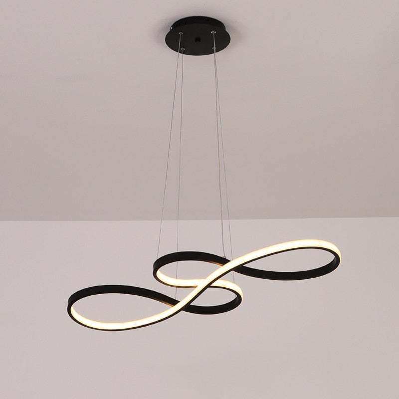 Lampe suspendue LED Design de notes musicales