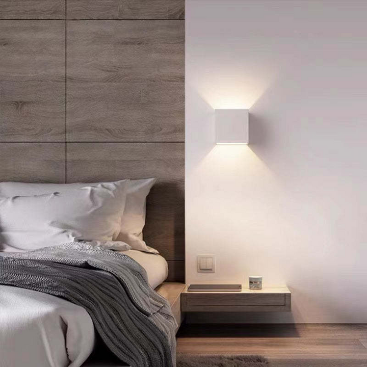 Moderne Applique Murale LED Étanche en Aluminium pour Intérieur et Extérieur