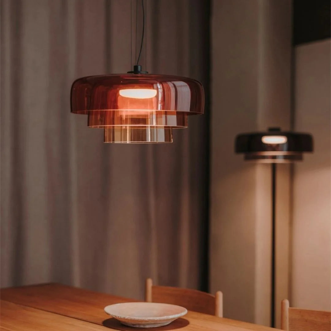 Lampe de Plafond en Verre
