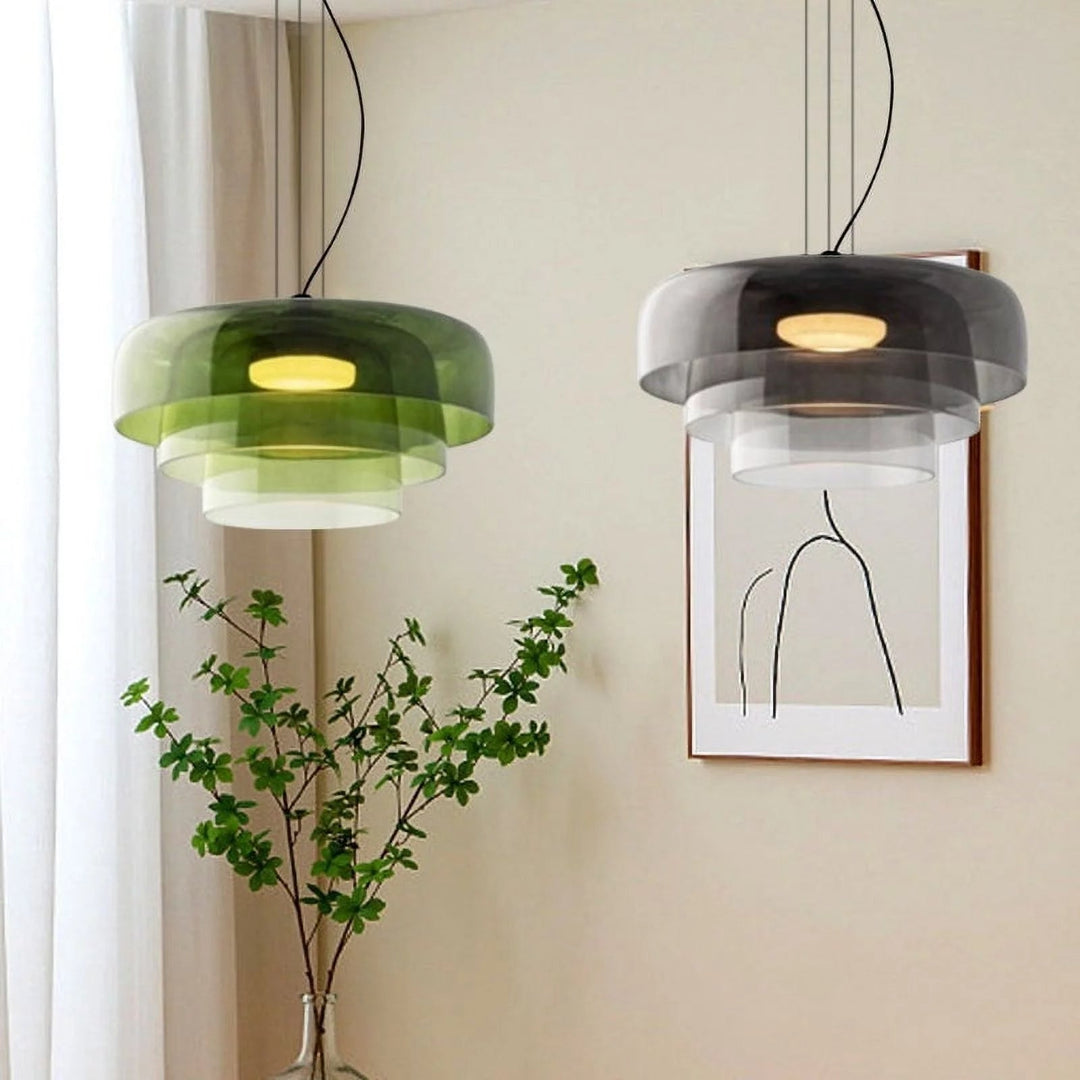 Lampe de Plafond en Verre