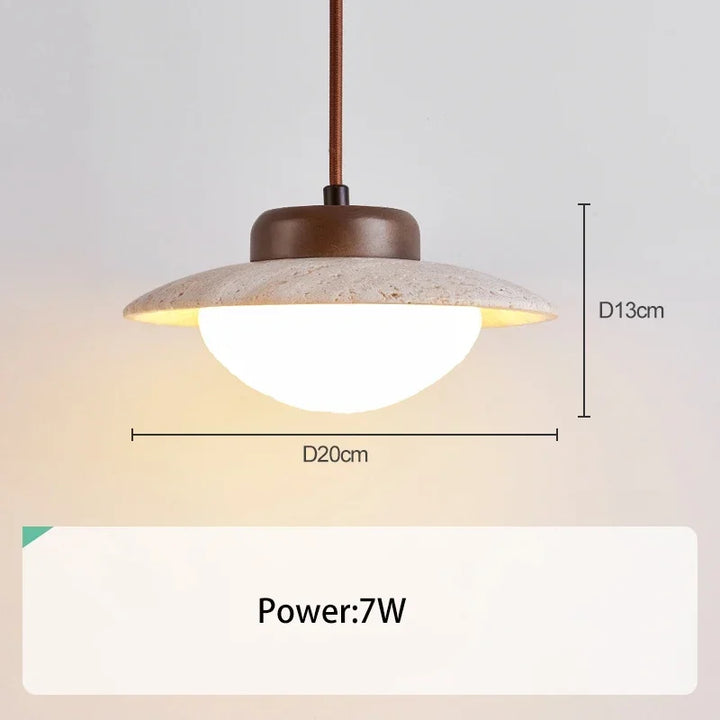 Suspension en pierre et bois Wandmoer