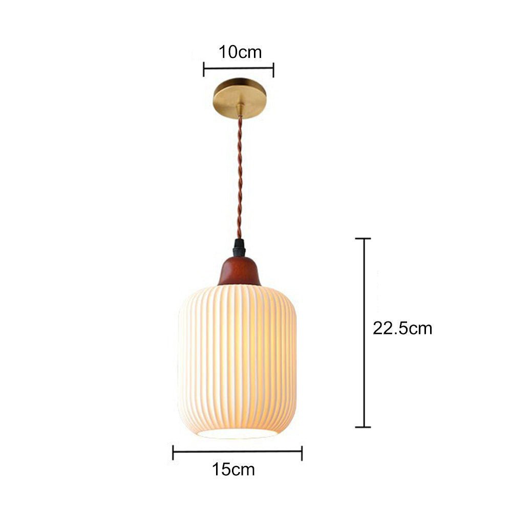 Lampe Suspendue Céramique Blanche