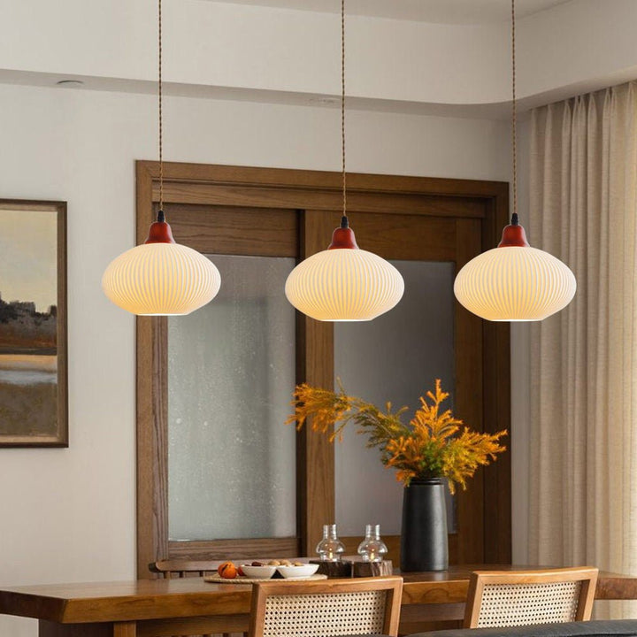 Lampe Suspendue Céramique Blanche