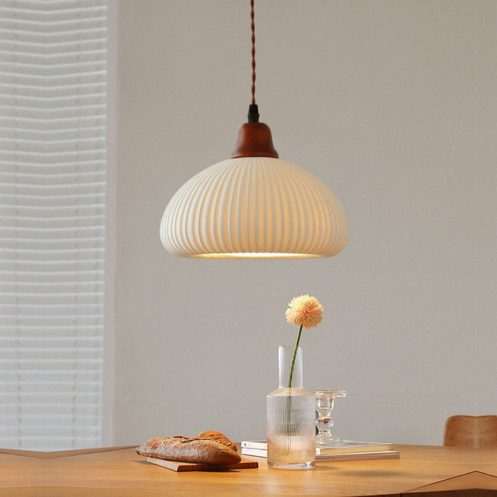 Lampe Suspendue Céramique Blanche