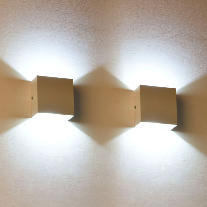 Moderne Applique Murale LED Étanche en Aluminium pour Intérieur et Extérieur