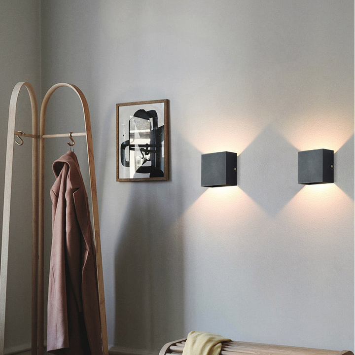 Moderne Applique Murale LED Étanche en Aluminium pour Intérieur et Extérieur