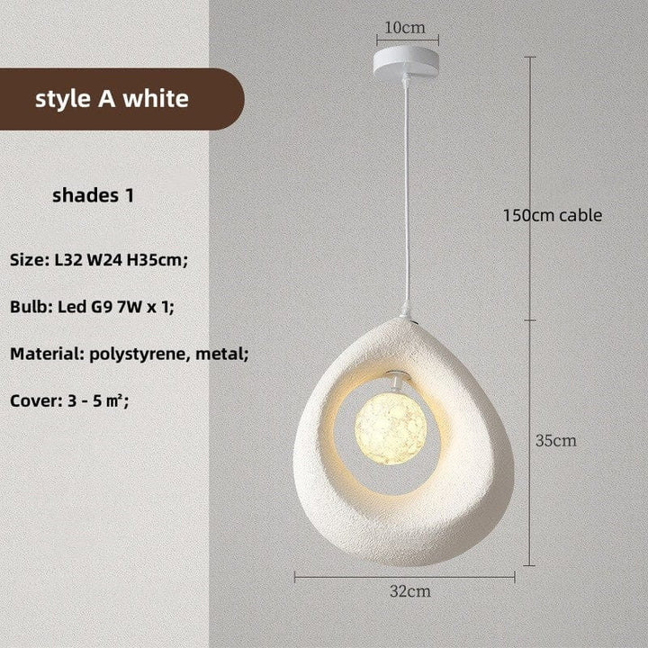 Lampe suspendue Ronde Wabi Sabi