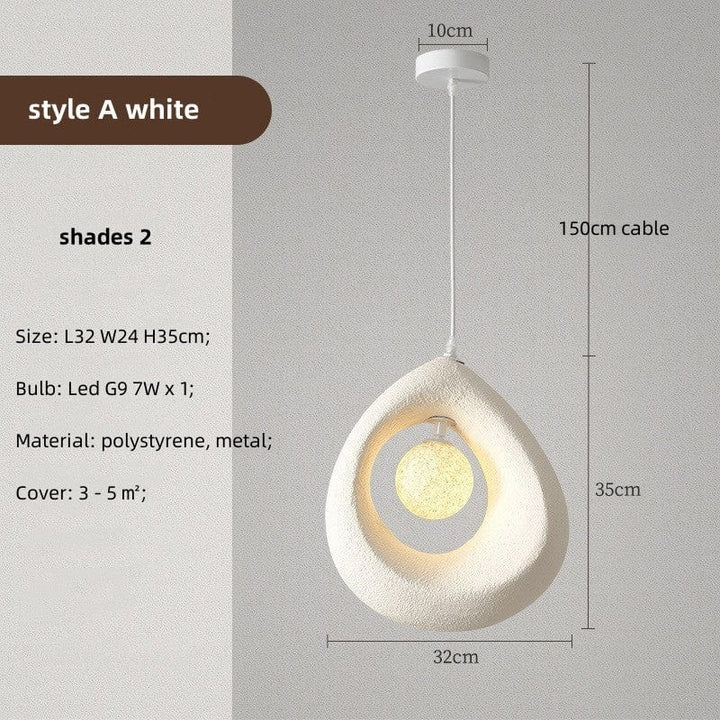 Lampe suspendue Ronde Wabi Sabi