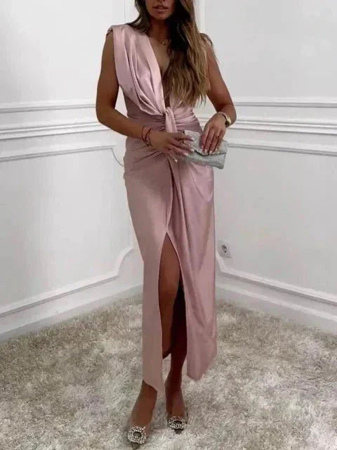 Cordelia | Robe Drapée Élégante