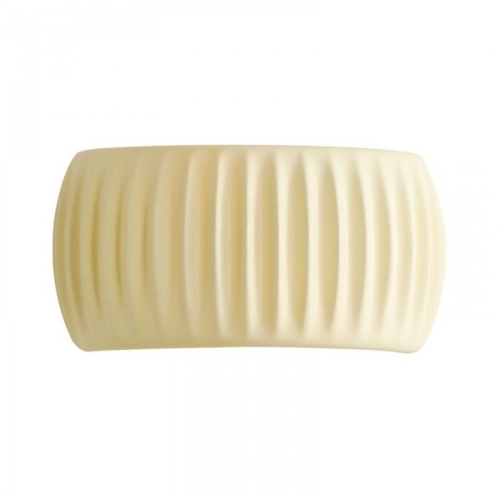 Applique murale en résine moderne Art Déco à texture nervurée