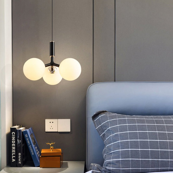 Lustre en verre de luxe de style nordique